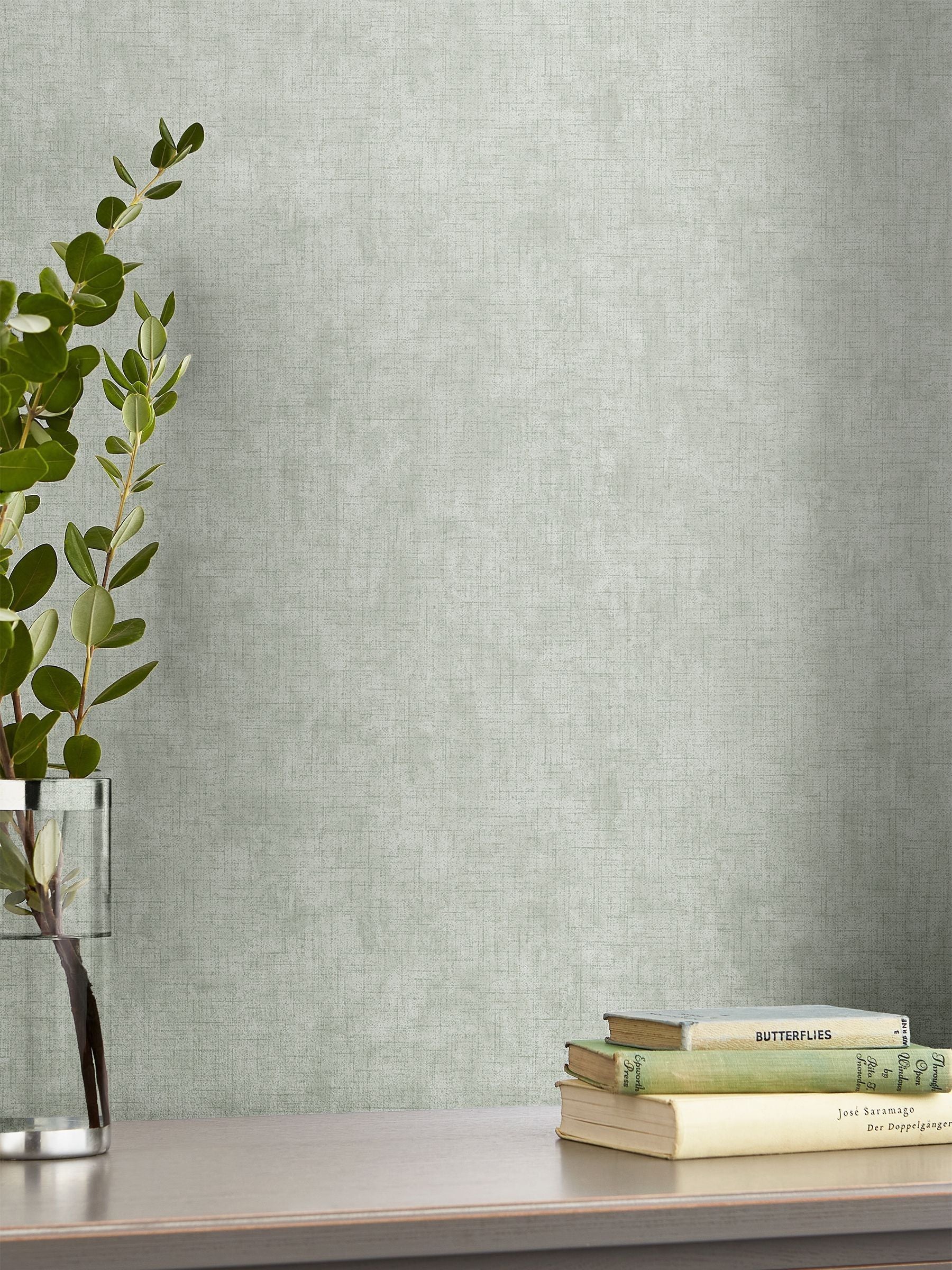 Laura Ashley Pale Dove Grey Plain Textured A4 Wallpaper Sample