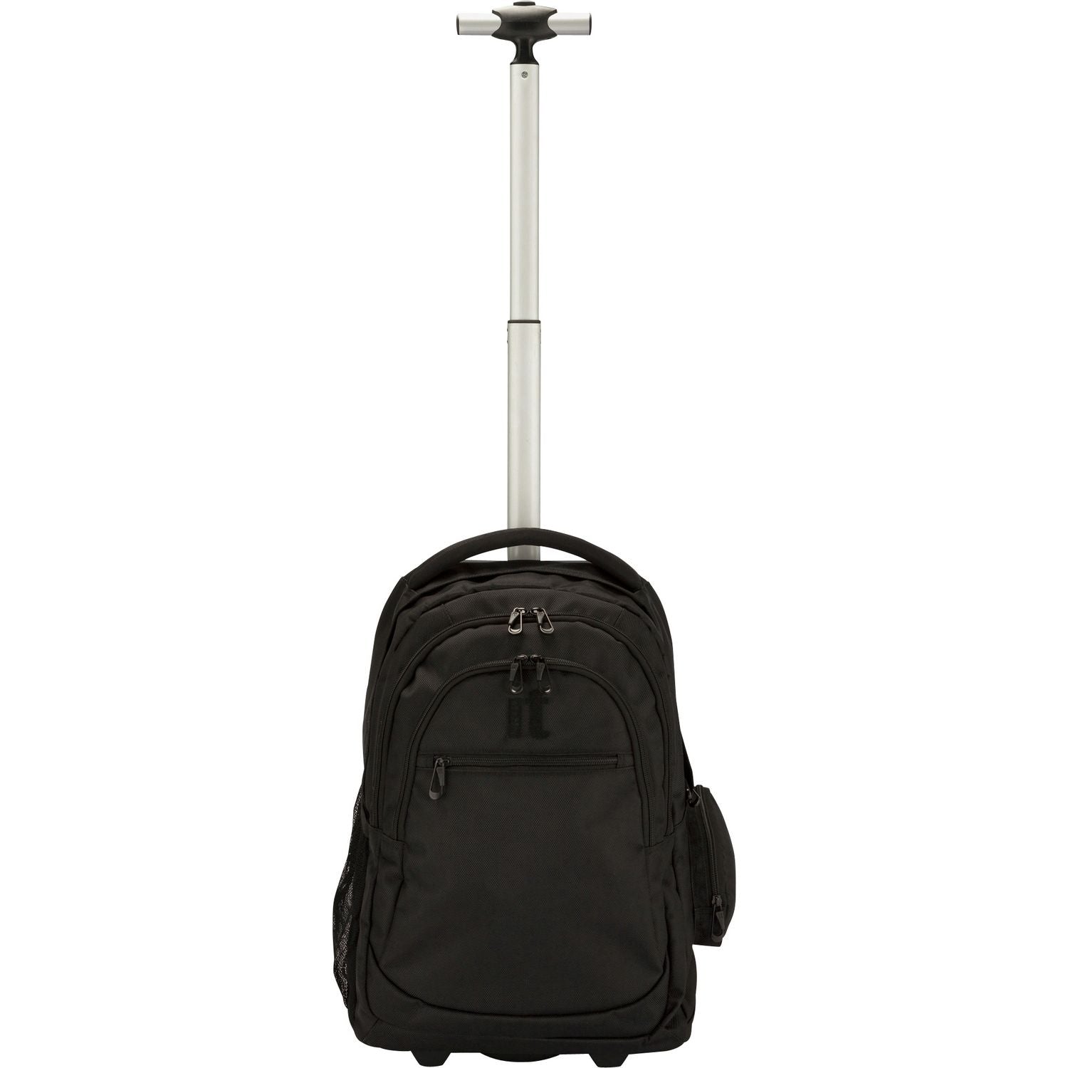 it Luggage 28L black backpack with wheels, imported from the UK