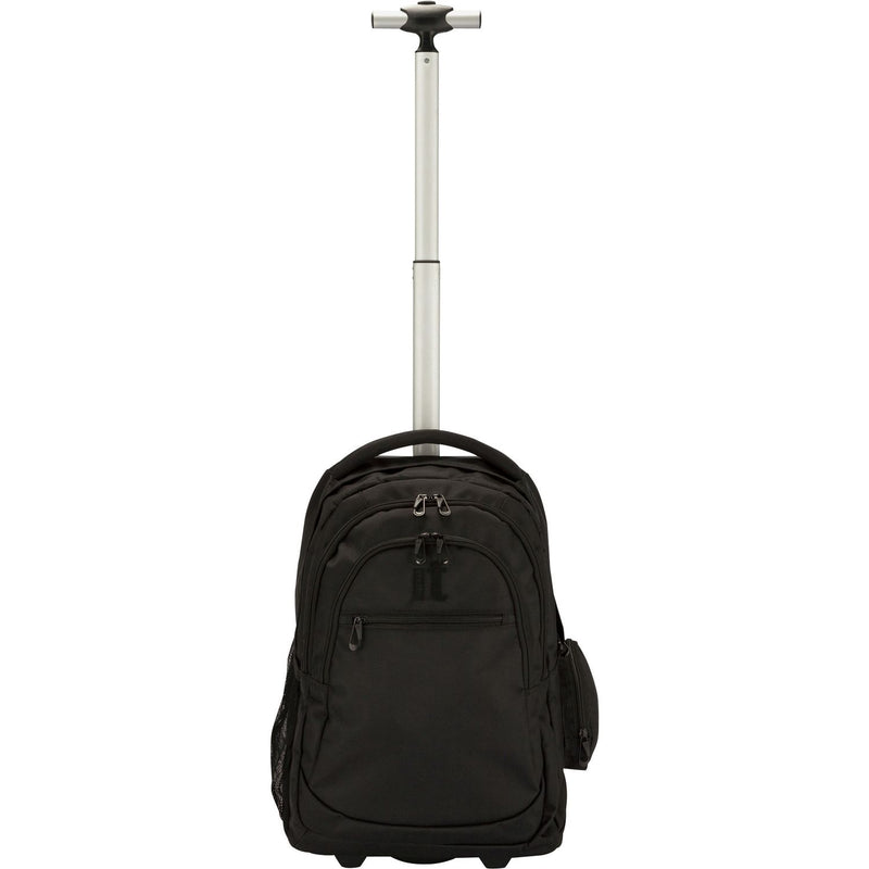 it Luggage 28L black backpack with wheels, imported from the UK