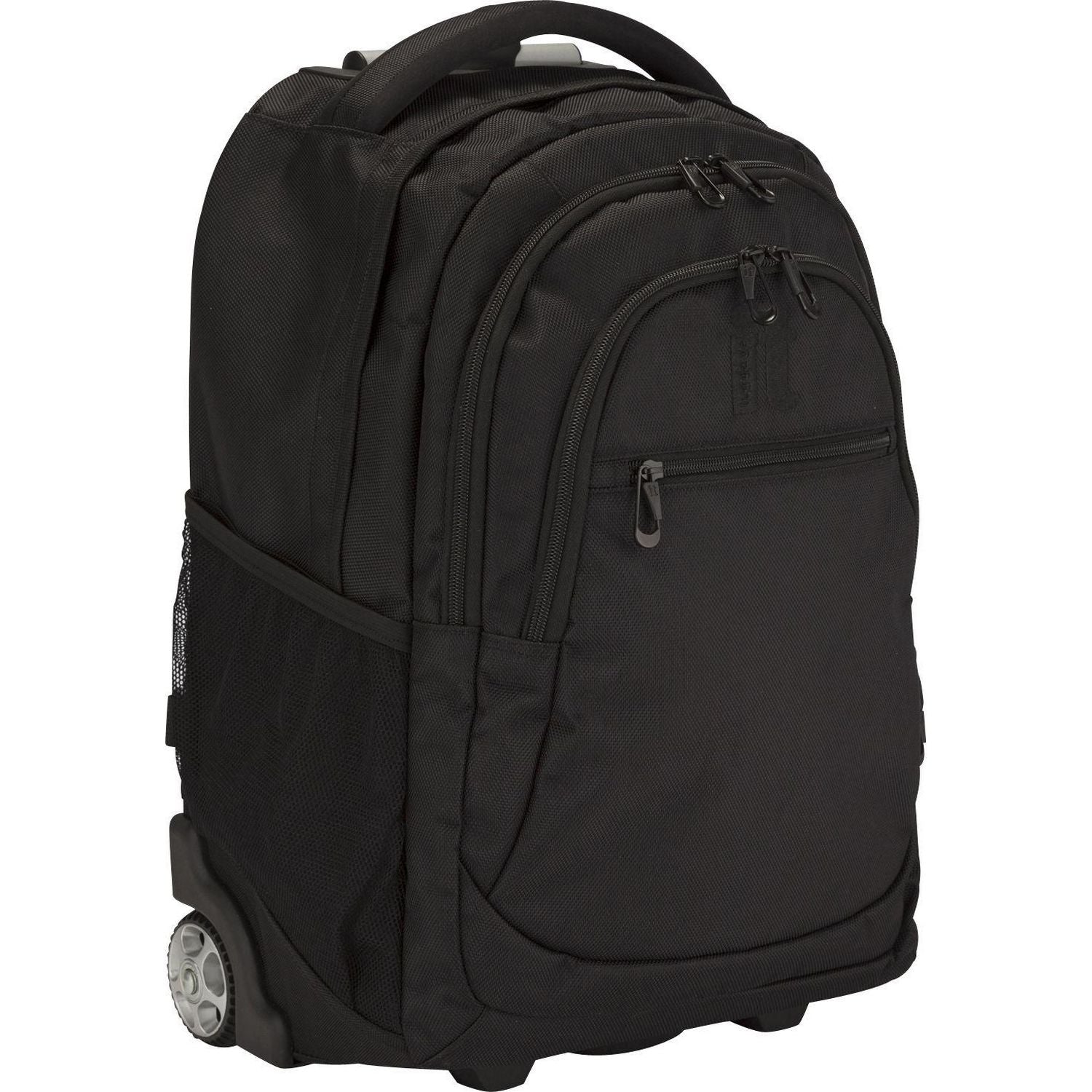 it Luggage 28L black backpack with wheels, imported from the UK