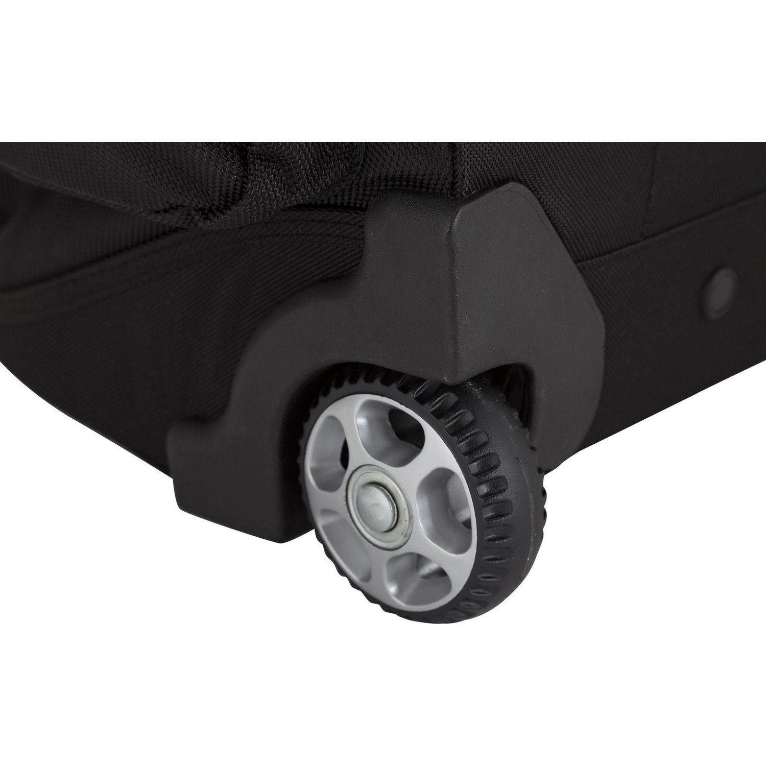 it Luggage 28L black backpack with wheels, imported from the UK