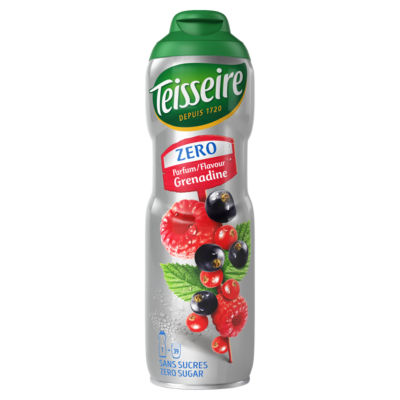 Teisseire Grenadine Zero Sugar concentrated drink 60cl (British brand)