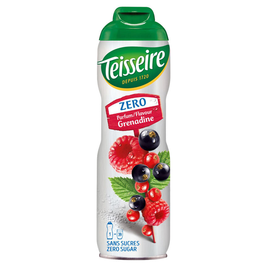 Teisseire Zero Flavour Grenadine 600cl GOODS ASDA   