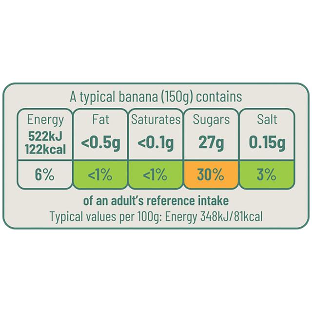 Ocado Organic Fairtrade Bananas   6 per pack GOODS M&S   