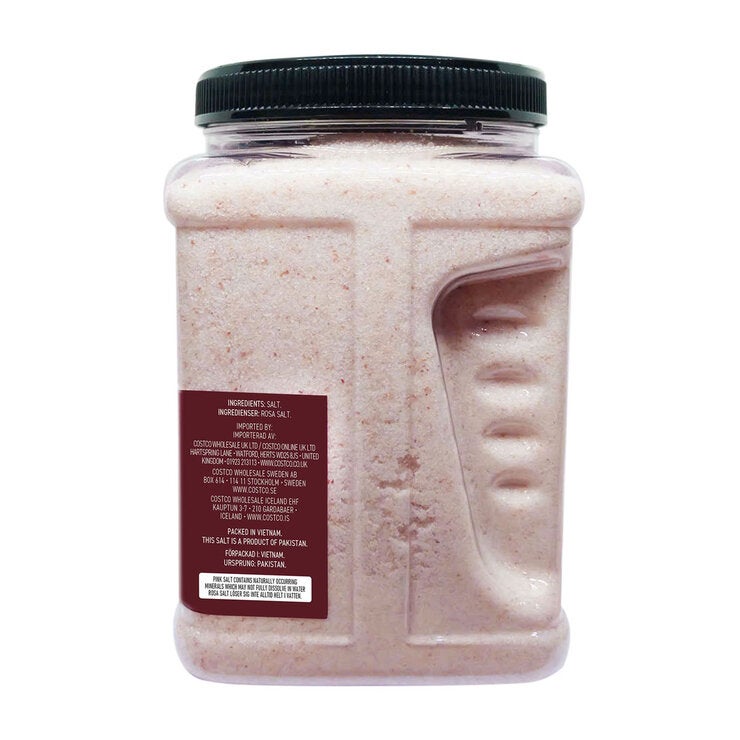 Kirkland Signature Ground Himalayan Pink Salt 2.27kg, UK version