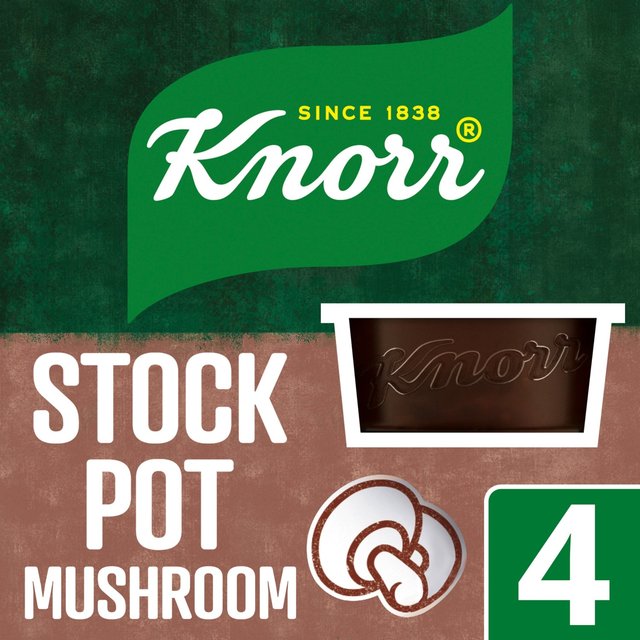 Knorr Mushroom Stock Pot   4 x 28g GOODS M&S   