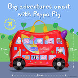 Trunki Peppa Pig Party Bus ride on case 1.7kg - British product