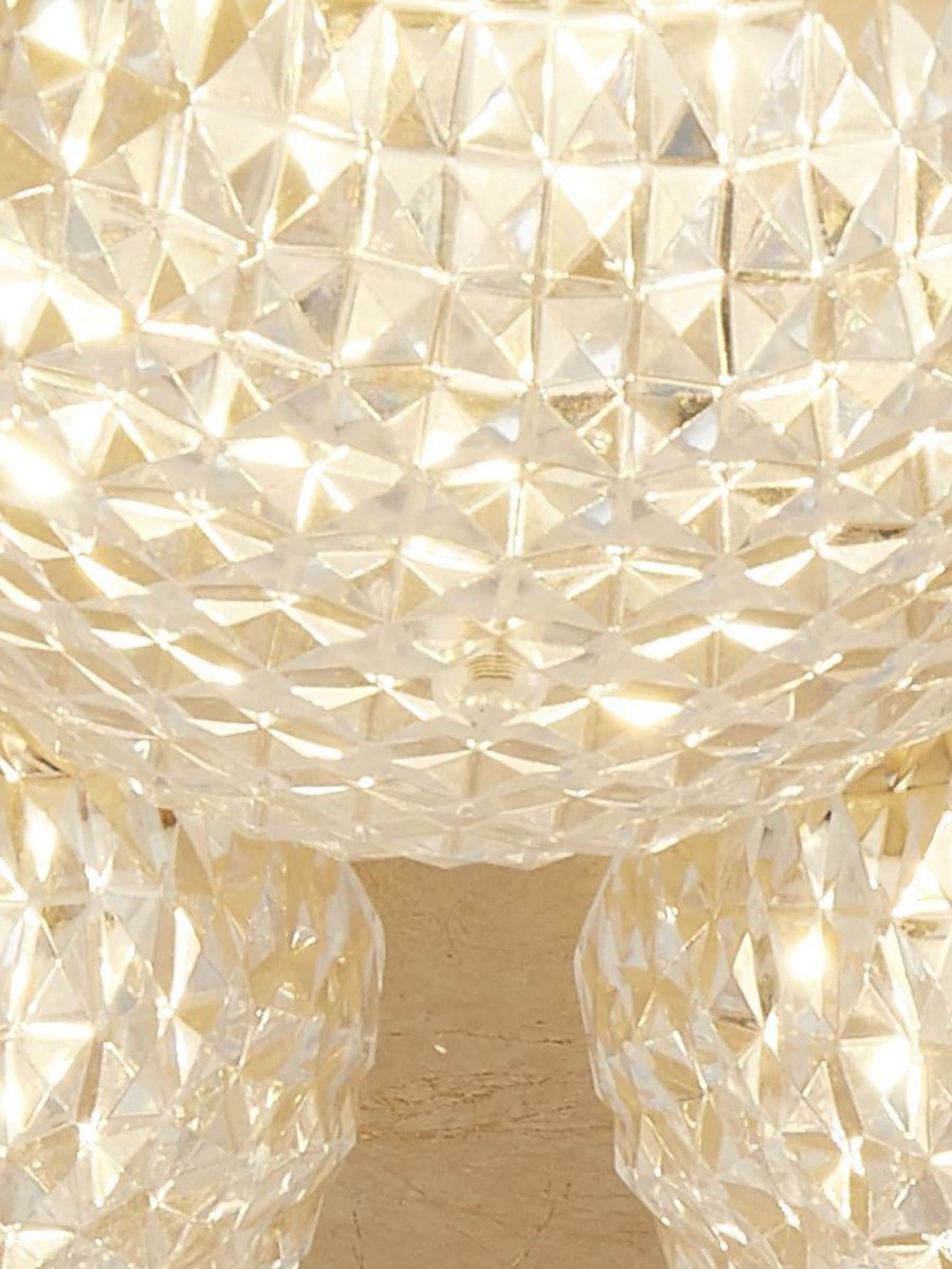 Searchlight Gold Lilac flush ceiling light 35cm, imported from the UK