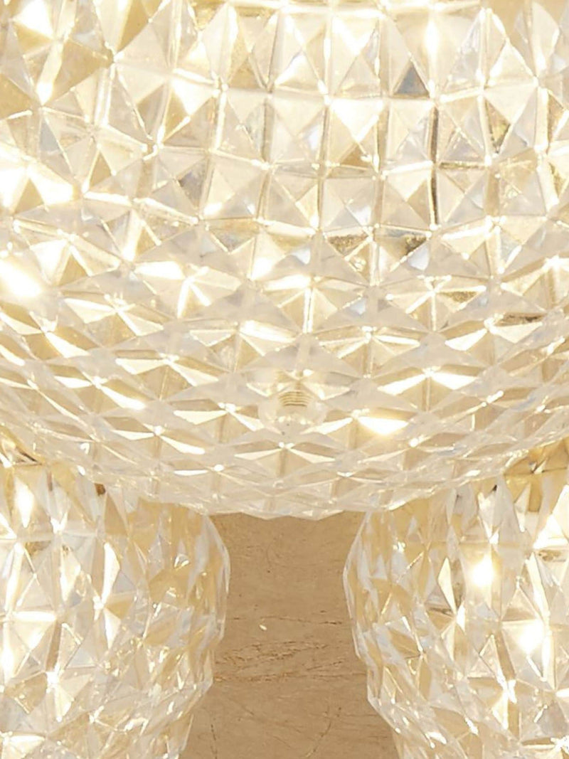 Searchlight Gold Lilac flush ceiling light 35cm, imported from the UK