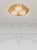 Searchlight Gold Lilac flush ceiling light 35cm, imported from the UK