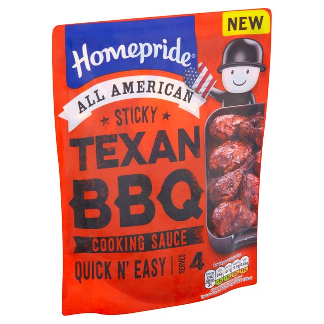 Homepride All American Sticky Texan BBQ Cooking Sauce   200g GOODS M&S   