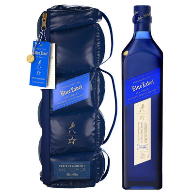 Costco UK Johnnie Walker Blue Label Ice Chalet Blended Scotch Whisky 70cl with Crossbody Bag- Buy online at McGrocer