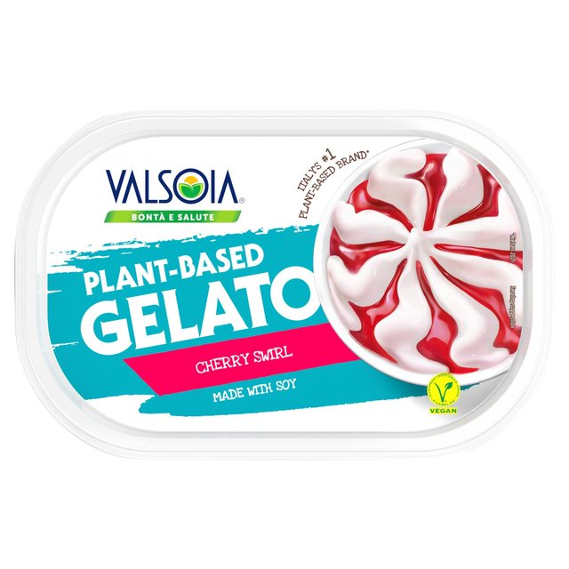 Valsoia Cherry & Cream Soya Ice Cream   1000ml