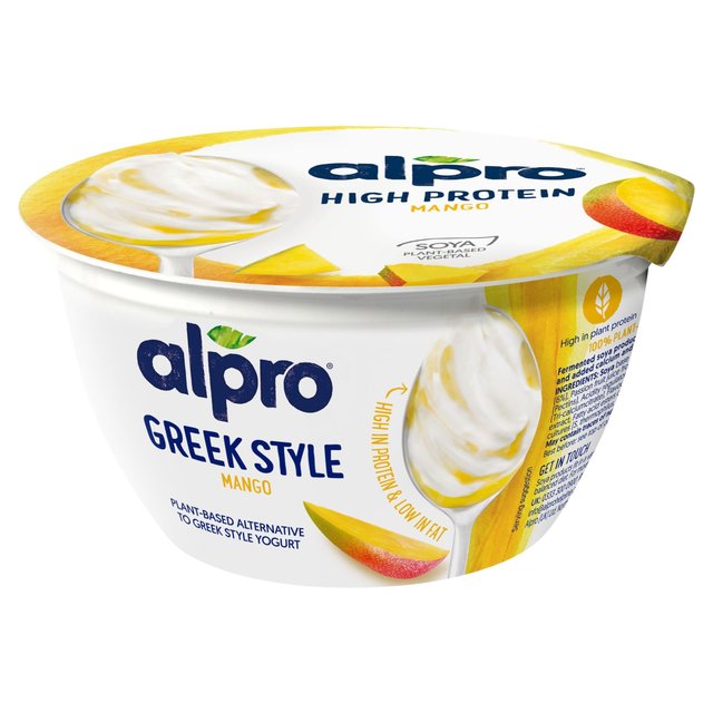 Alpro Greek Style Mango Yoghurt Alternative   150g GOODS M&S   