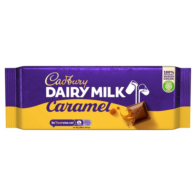 Cadbury Dairy Milk Caramel Chocolate Bar   180g