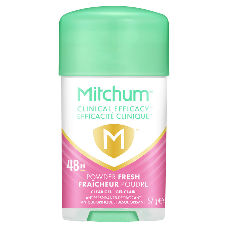Mitchum Powder Fresh Clear Gel Antiperspirant 57g - British product
