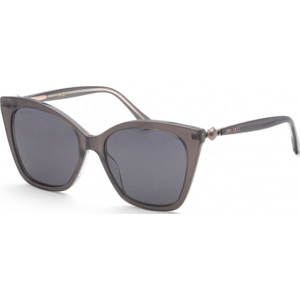 Jimmy Choo Rua graue Azetat-Sonnenbrille 56 (britische Marke)