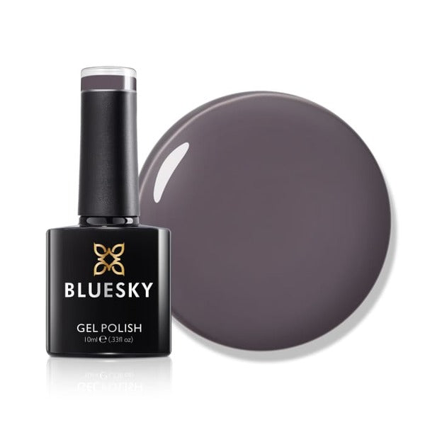 Bluesky Thunderbolt grey gel polish (British brand)