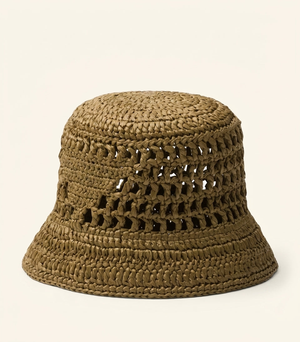 Prada woven bucket hat (British brand)