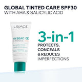 Uriage Hyseac 3-Regul tinted skincare SPF30 40ml - British product