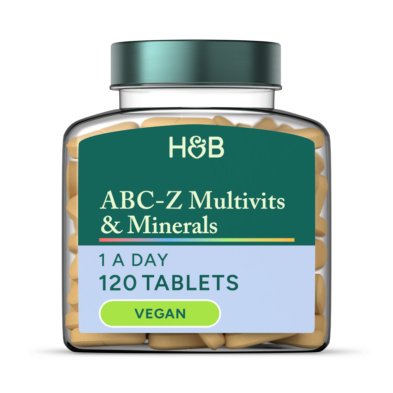 Holland and Barrett ABC to Z Vegan Multivitamins 120 Tablets, UK version