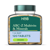 Holland and Barrett ABC to Z Vegan Multivitamins 120 Tablets, UK version