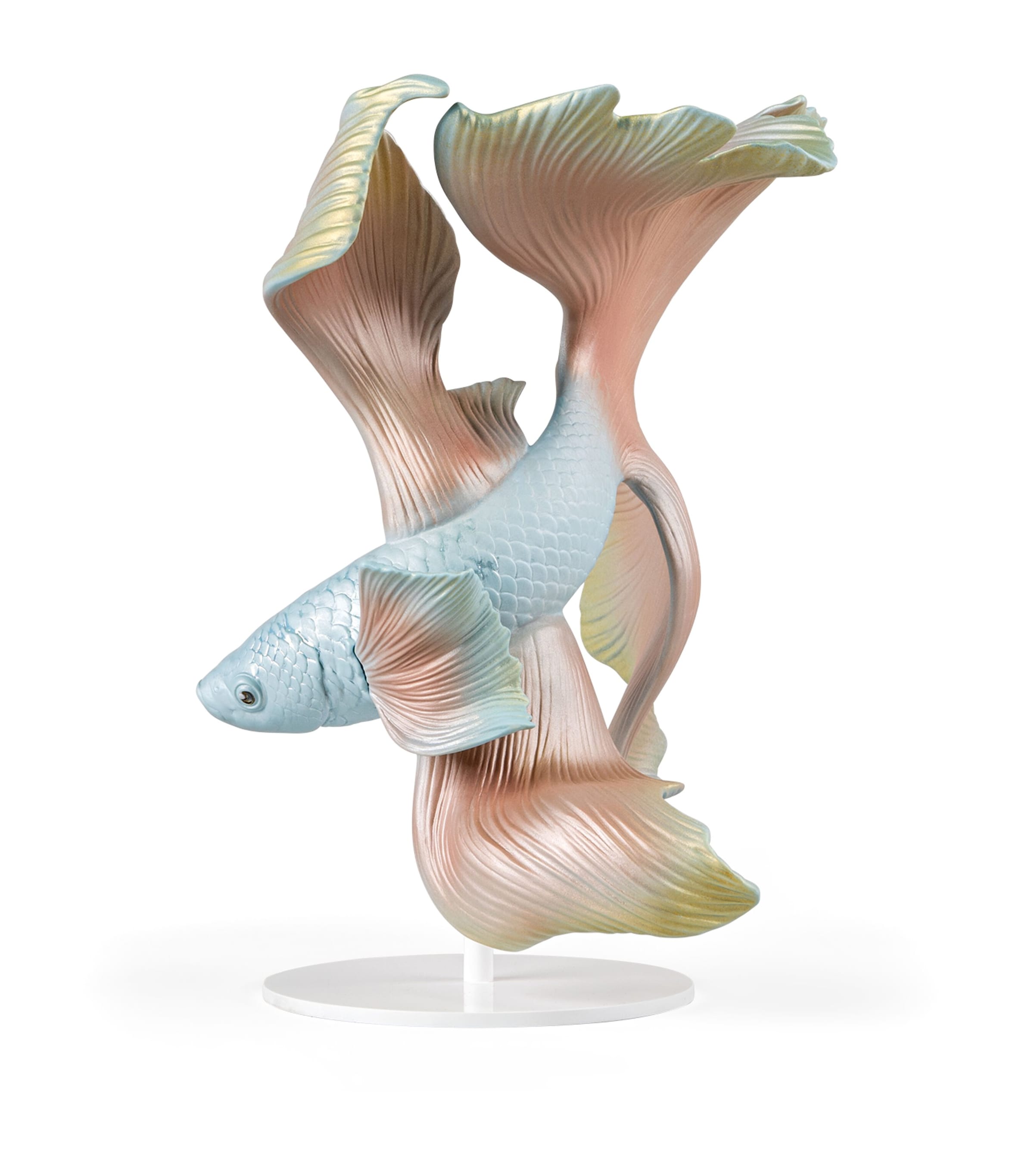 Lladró porcelain Betta fish left ornament, UK version