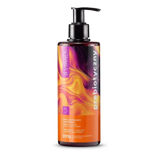 Vianek Prebiotic and Glow Vitamin C face toner 300ml - British product