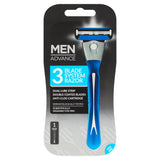 Sainsbury’s Men Advance 3 Blade Razor with Refill Blade GOODS Sainsburys   