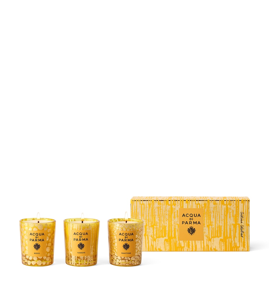 Acqua di Parma holiday candle trio 3x70g - British product