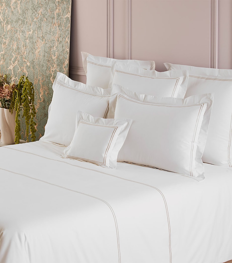 Yves Delorme Organic Cotton Duo Standard Oxford Pillowcase 50cm x 75cm (British brand)
