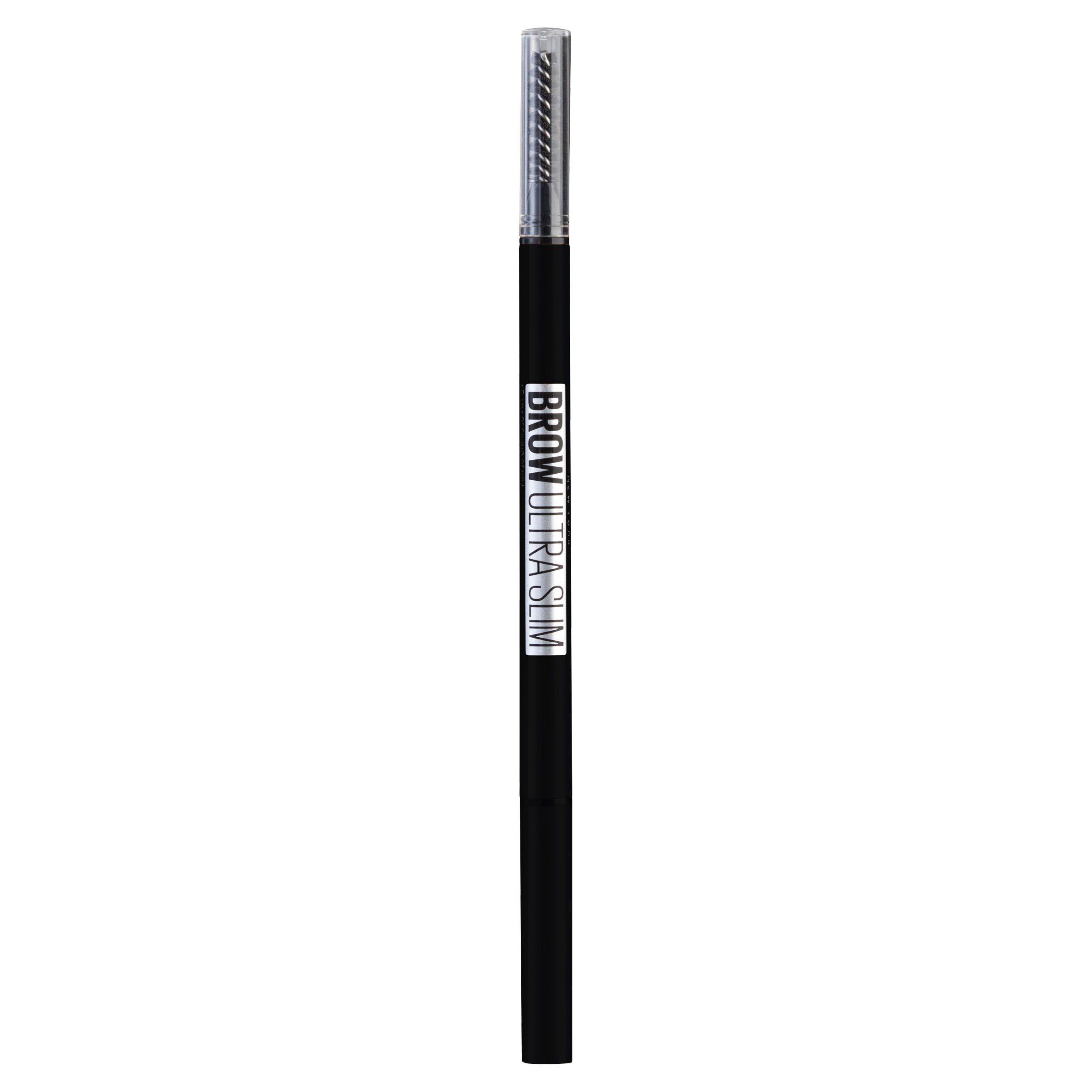 Maybelline Brow Ultra Slim Defining Natural Fuller Looking Brows Eyebrow Pencil 07 Black GOODS Sainsburys   