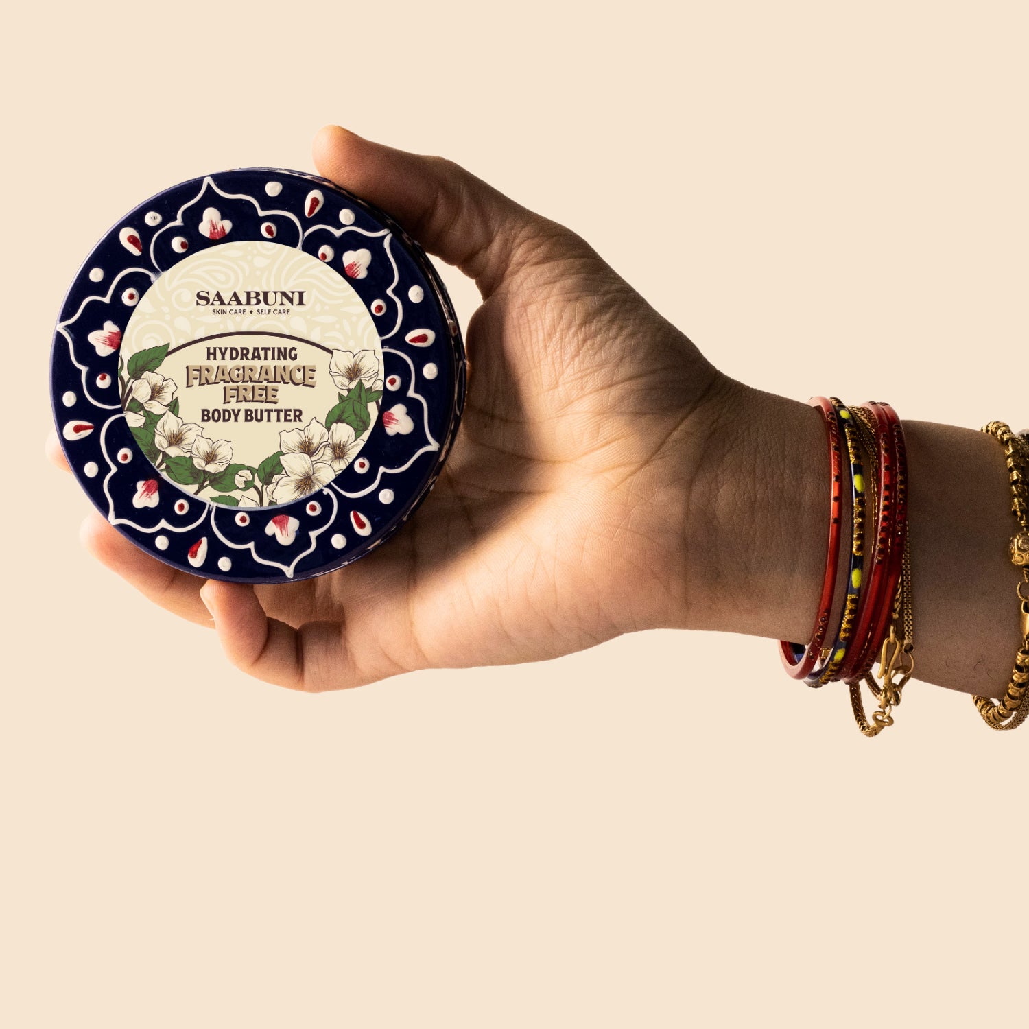 Fragrance free body butter with jojoba oil - British product