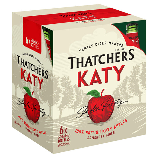 Thatchers Katy Somerset Cider 6x500ml GOODS Sainsburys   