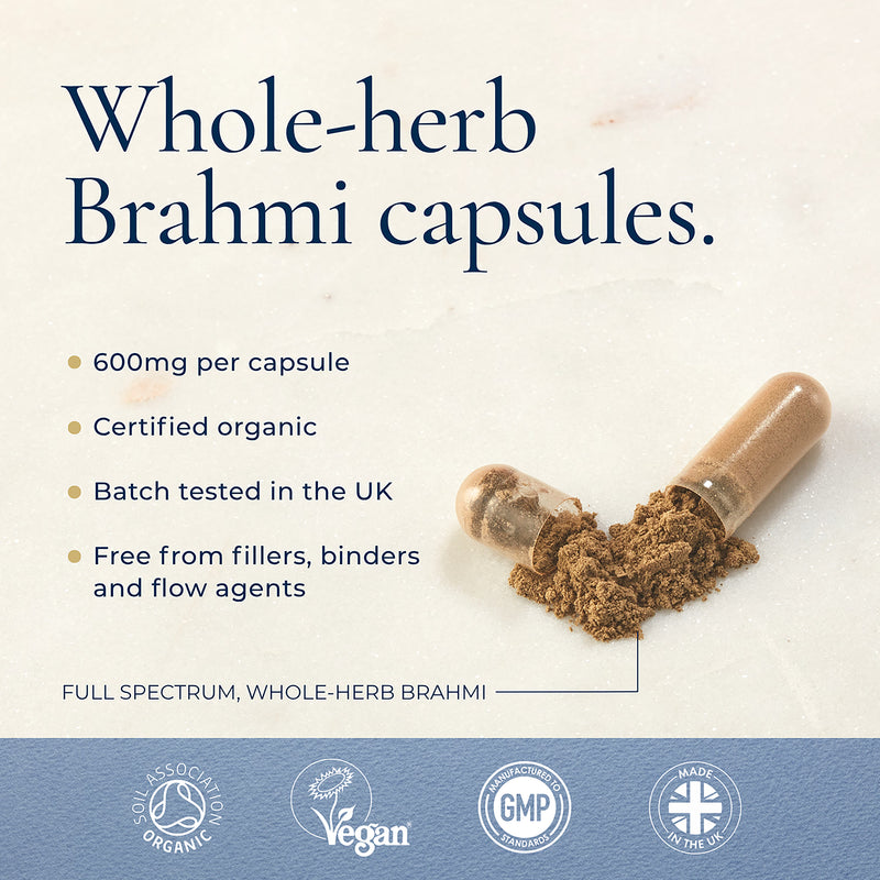Ayurvediq Organic Brahmi 60 capsules - British product