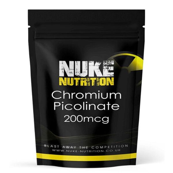 Nuke Nutrition Chromium Picolinate Tablets 200mg - 365ct GOODS Superdrug   