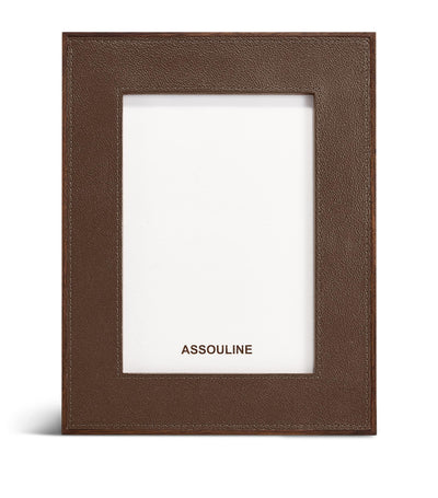 Harrods Assouline Leather Heritage Frame Photo Frame 5 x 7- Buy online at McGrocer