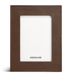 Assouline leather heritage photo frame 5 x 7 - British product