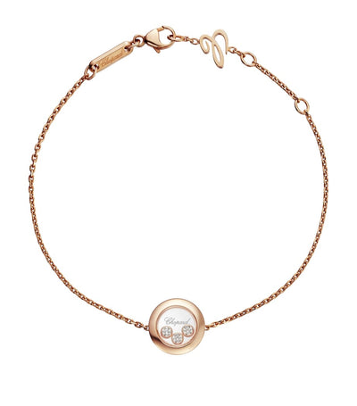 Harrods Chopard Happy Diamonds Icons Bracelet in Rose Gold with Diamonds- Buy online at McGrocer