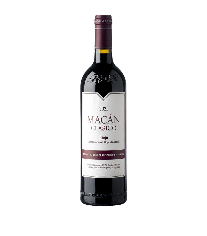 Vega Sicilia Macán Clásico 2021 Rioja red wine 75cl (British brand)