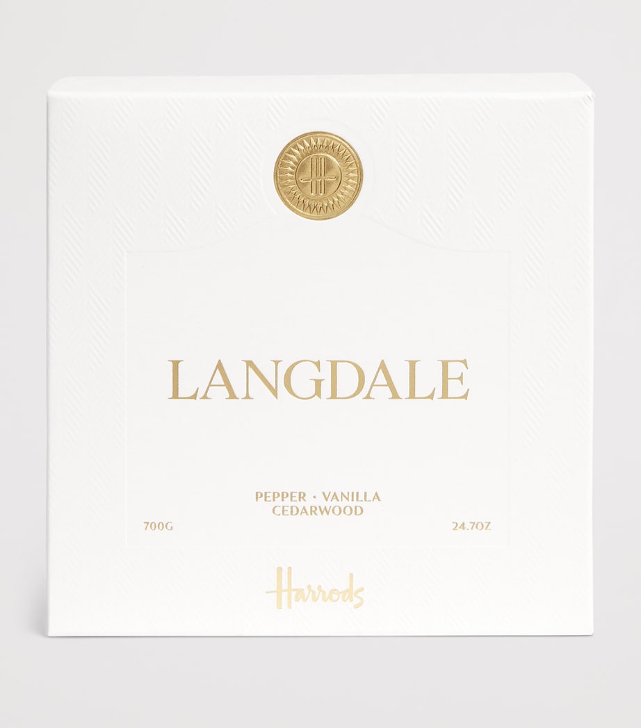 Harrods Langdale scented candle 700g, UK version