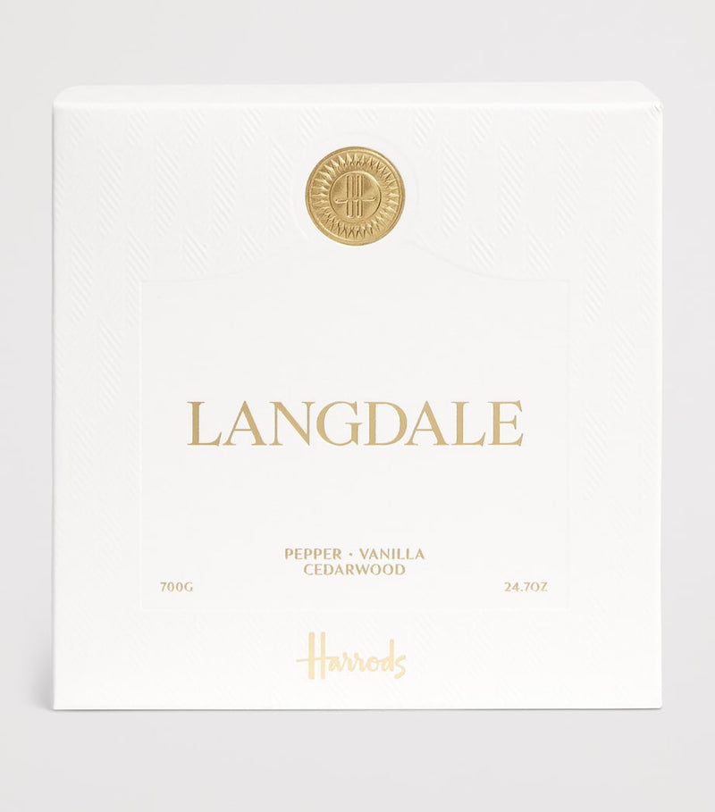 Harrods Langdale scented candle 700g, UK version
