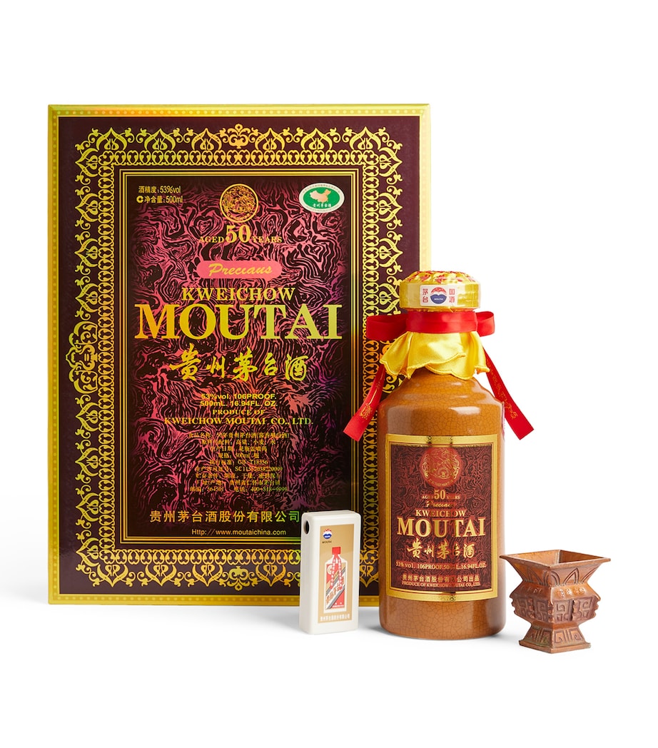 Kweichow Moutai 50-year-old baijiu 50cl, imported from the UK
