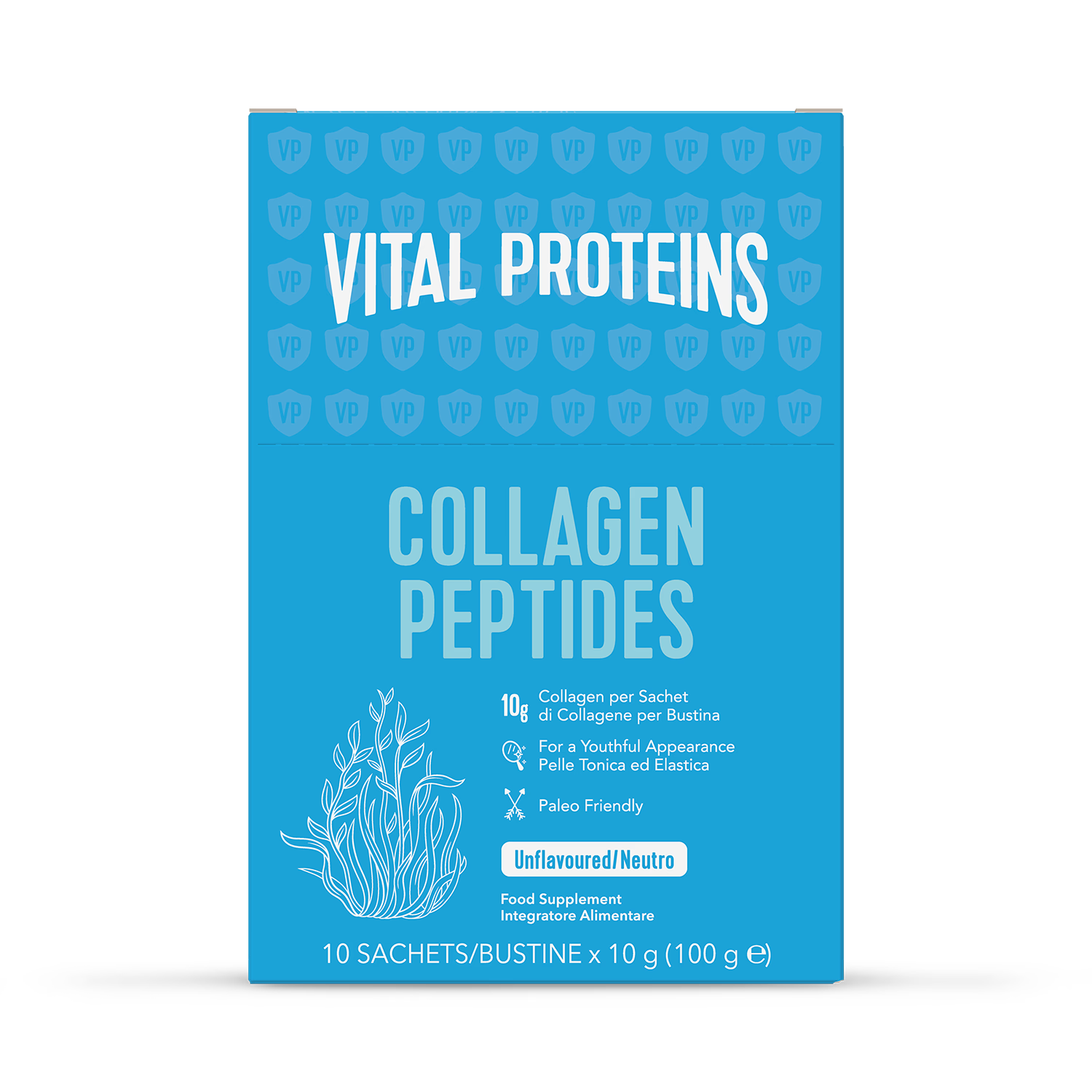 Vital Proteins Collagen Peptides Unflavoured Powder 10 Sachets (British brand)