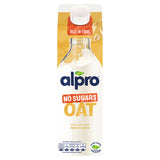 Alpro Oat Milk No Sugars Chilled Dairy Alternative 1L GOODS Sainsburys   