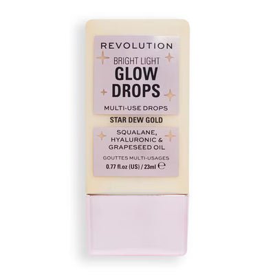 Superdrug Revolution Bright Light Glow Drops Golden Star Dew Face Oil - اشتري عبر الإنترنت على McGrocer