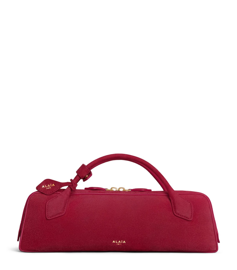 Alaïa Suede Le Teckel Clutch Bag