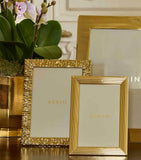 Aerin Alessio photo frame for 4x6 photos in gold tone - British product