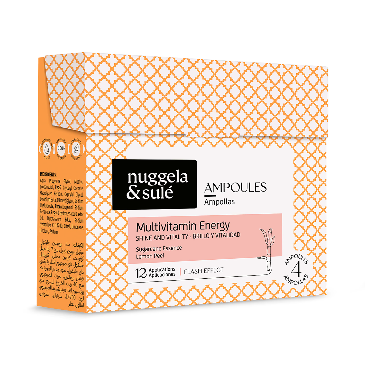 Nuggela & Sule multivitamin hair pack 4 x 10 ml - British product