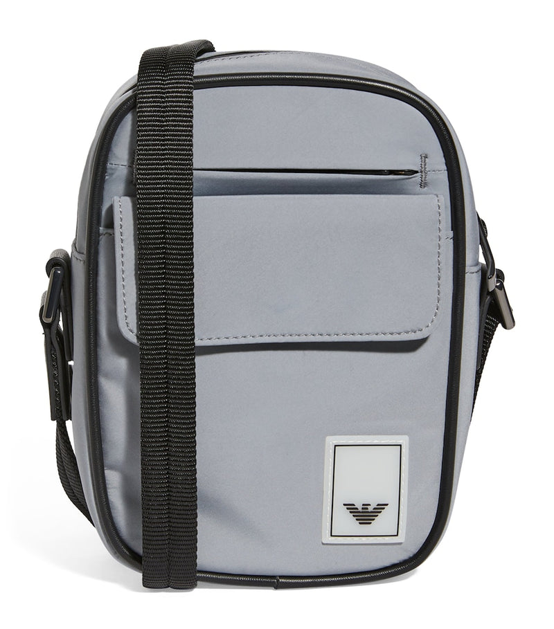 Sleek Backpack with Carbon Fibre Accents and USB Port, 43cm x 30.5cm x 14cm